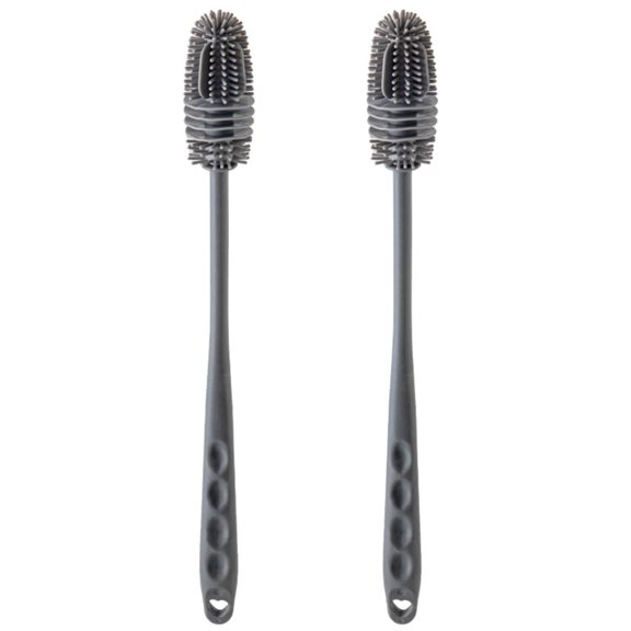 Silicone Brush Set for Water Bottles, Long Handle, Non-Scratch, Effective Cleaning of Narrow Flasks by ZAXLVG