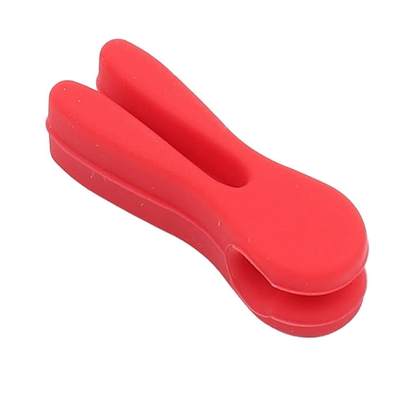 Silicone Bunny Shape Pot Clip Spoon Rest, Heat Resistant, Non- Kitchen Tool - 3 Clip-Ons For Utensil Storage