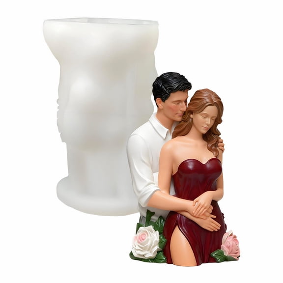 Silicone Bust Mold for Diy Figurines, High Transparency, Reusable, for Resin, Clay, Candle Making, Ideal for Home Decor, Craft Fairs, And Workshops, 1X Mold