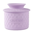 thumbnail image 1 of Silicone Butter Crock with Lid French Butter Dish, Spreadable Butter Container with Water Line, Kitchen Countertop Storage, 1 of 2