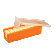 Silicone Butter Keeper with Built-in Slicing Blade & Microwave Safe Lid - Keep Butter Fresh & Accessible BPA Free
