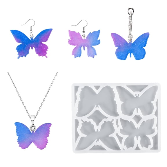 Silicone Butterfly Mold Set Suitable For Home Crafting Studios And Gift Creations Jewelry Making Essential