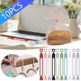 thumbnail image 1 of Silicone Cable Organizer , Data Cable Organizer,2024 Upgraded Silicone Headphone Organizer,Silicone Cable TiesReusable Cable Management OrganizerMulti-functional Elastic Cord Organizer, 1 of 6
