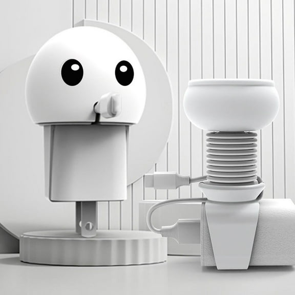 Silicone Cable Organizer with 360-Degree Rotation for Desktop and Travel Wire Management