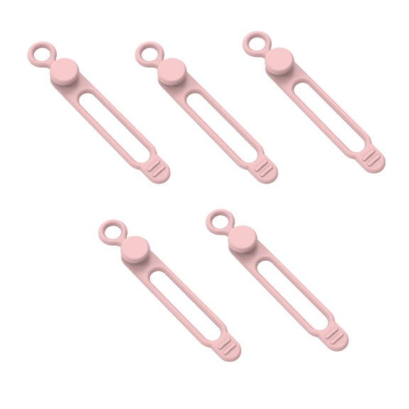 Silicone Cable Tie, Reusable Cord Tie, Cable Organizers Elastic Cable Organizers Straps for Bundling Earphone Cable Wire
