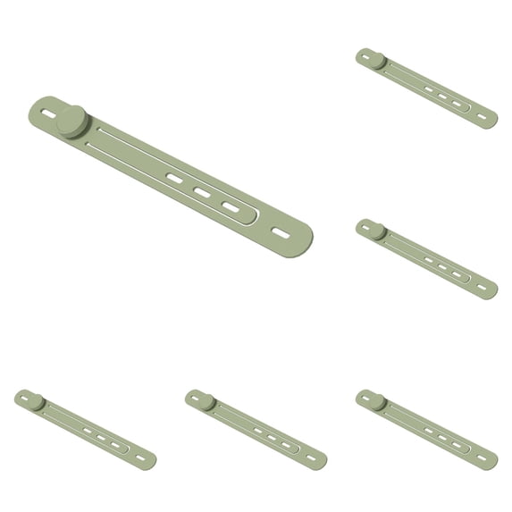 Silicone Cable Ties 5/10/15pc, 2026 Upgrade Reusable Elastic Cord ...