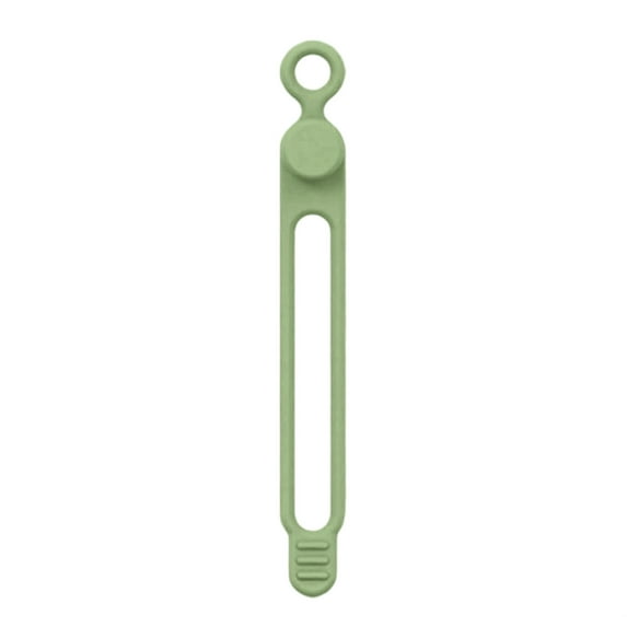 Silicone Cable Ties Headphone Cable Organizer Reusable Multi-Color 4.2 Inch Cable Management Button Fastening Durable Flexible Cord Organizers for Home Office Travel