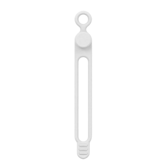 Silicone Cable Ties Reusable Cable Organizer With Snap Button Flexible Cord Management Straps, Portable Cable Holder Wrap for Headphones Charging Cables Desk Office Travel
