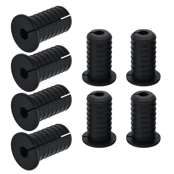 Silicone Cable Wall Grommets Pack of 8 Shaking Dampening Waterproof Port Protectors for 3/4 Inch Mounting Holes Use
