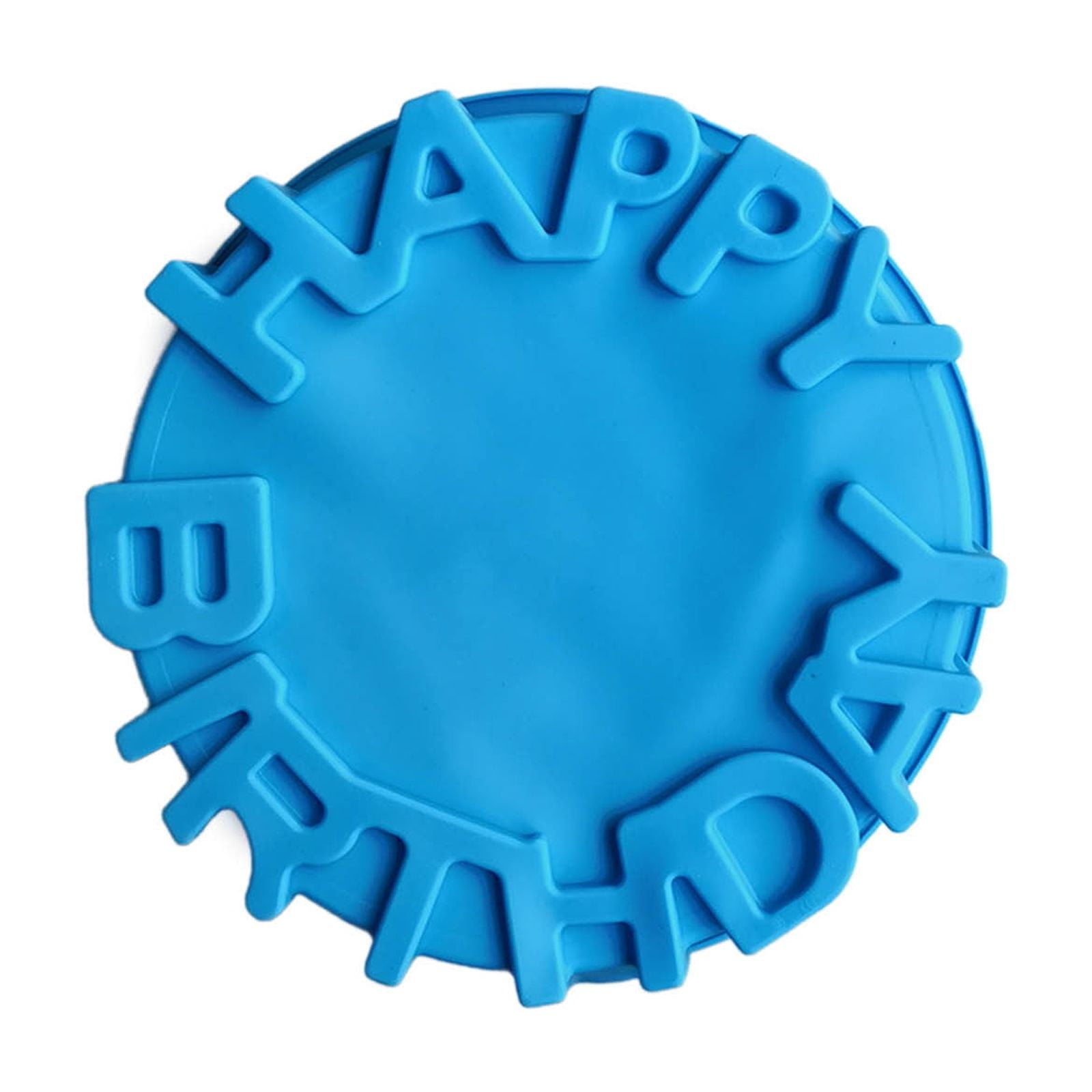 Silicone Cake Big Round Shape Cake Happy Birthday Letter for Cakes ...