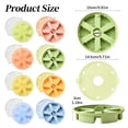 thumbnail image 1 of Silicone Cake Mold, 6-Cavity Pie Baking Mold for Soap, Butter, Chocolate and Crafting, 1 of 5