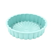 Silicone Cake Mold Cake Baking Pan, Bundt Cake Mold, Round Silicone Baking Mold, Nonstick for Vegetable Pancakes and Pizza, Silicone Cake Mold, Baking Pan, Dessert Mold, Nonstick Bakeware