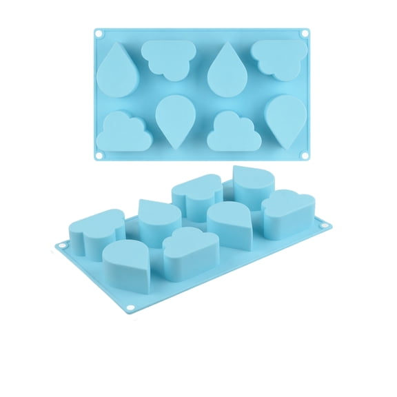 Silicone Cake Mold Cloud Drop Shaped Non-Stick Baking Mold For Mousse Chocolate Pastry 1 Pack
