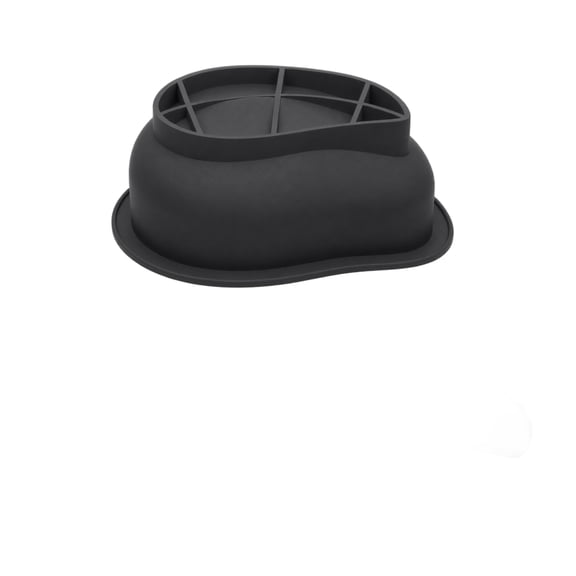 Silicone Cake Mold, Mango Shape Food Grade Non-Stick Easy Release Mousse Baking Mold For Home Kitchen, Black 1 Pack