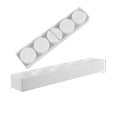 thumbnail image 1 of Silicone Cake Mold Non-Stick 5 Cavity Round Baking Mold For Mousse Pastry Dessert Making 1 Piece, 1 of 9