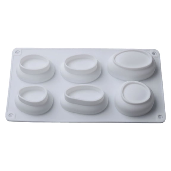 Silicone Cake With Natural Stone Design For Baking And Ice Making Flexible Non Stick Pebble Shape Silicone for Food Keep It Fresh Silicone Lids Garnish Tray with Ice Compartment Water Activated Ice