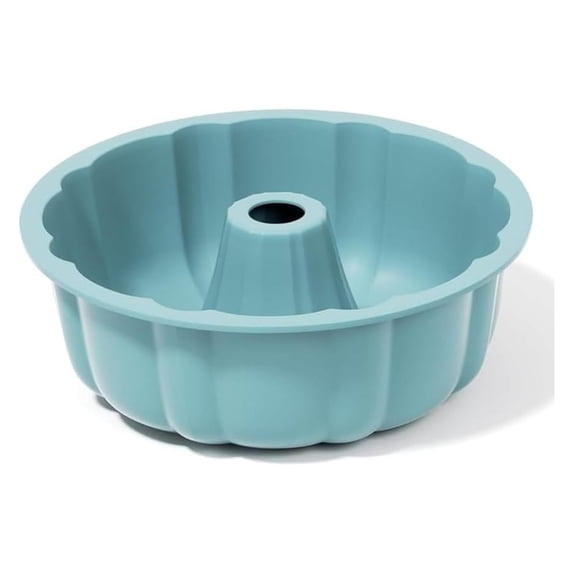 Silicone Cake Pan 10 Inch Round Jello Mold Non Stick Bakeware Gelatin ...