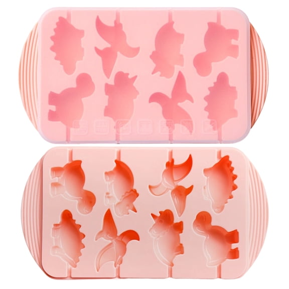 Silicone Cake Pop Mold Set  Non-Stick, Heat-Resistant Baking Tool for Party Treats, 12-Cavity, Pink