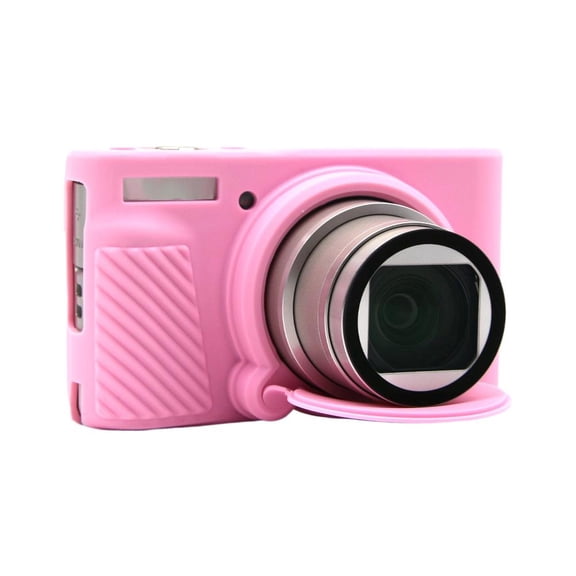 Silicone Camera Case for Canon SX740 HS, Shockproof Protective Cover, Pink