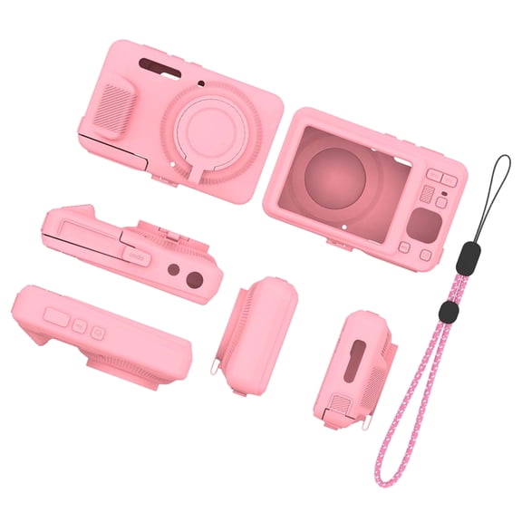 Silicone Camera Case for PIXPRO FZ55 with Textured Grip and Openings Around Lens, Screen, and Controls for Basic