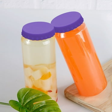 Silicone Can Lids Soda Can Lids Can Store Beer Drinks Silicone Leakproof Seal Purple