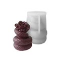 Silicone Candle Mold 3D Coiled Snake Aromatherapy Mould Practical