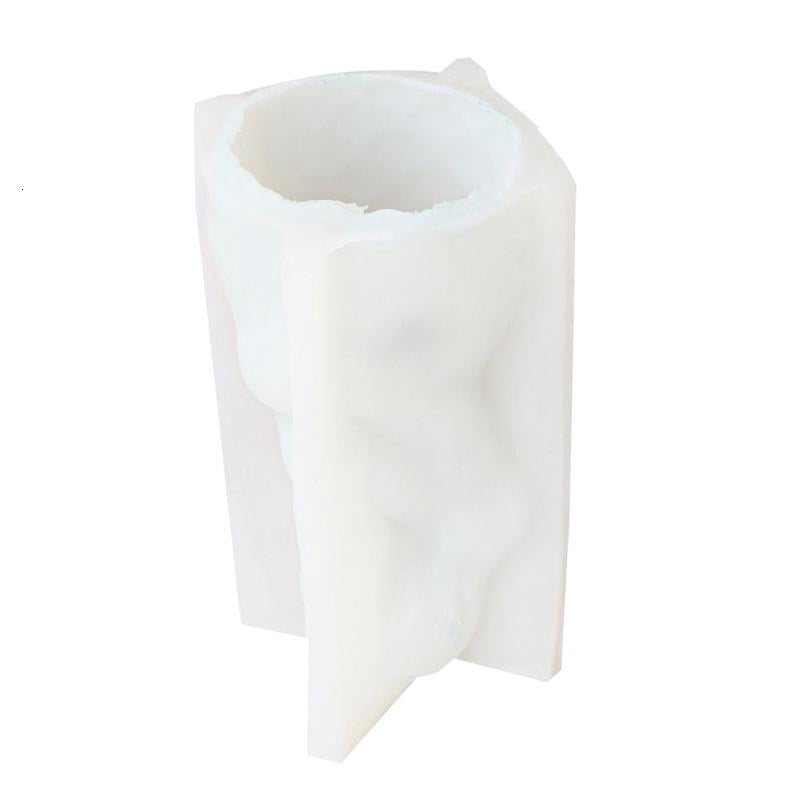 Silicone Candle Mold, Handmade Long Hair Mermaid-shaped Epoxy Gypsum Mould Home Decors for DIY Handcrafts Ornament