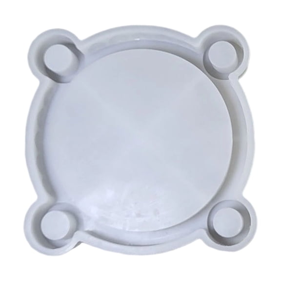 Silicone Candlestick 4 Hole Circular Casting for Conical Candle Ideal for Home Decoration and DIY Crafting