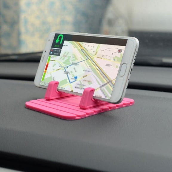 Silicone Car Phone Holder Pad Mat Dashboard Antislip Stand Cell Phone Mount Holder Dash Adjustable for Smartphone GPS Table Holder
