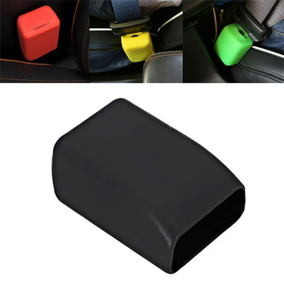Silicone Car Seat Belt Buckle Covers Dust Prevention Car Safety Buckle Clip Scratch-Proof Protector Car Interior Button Cover