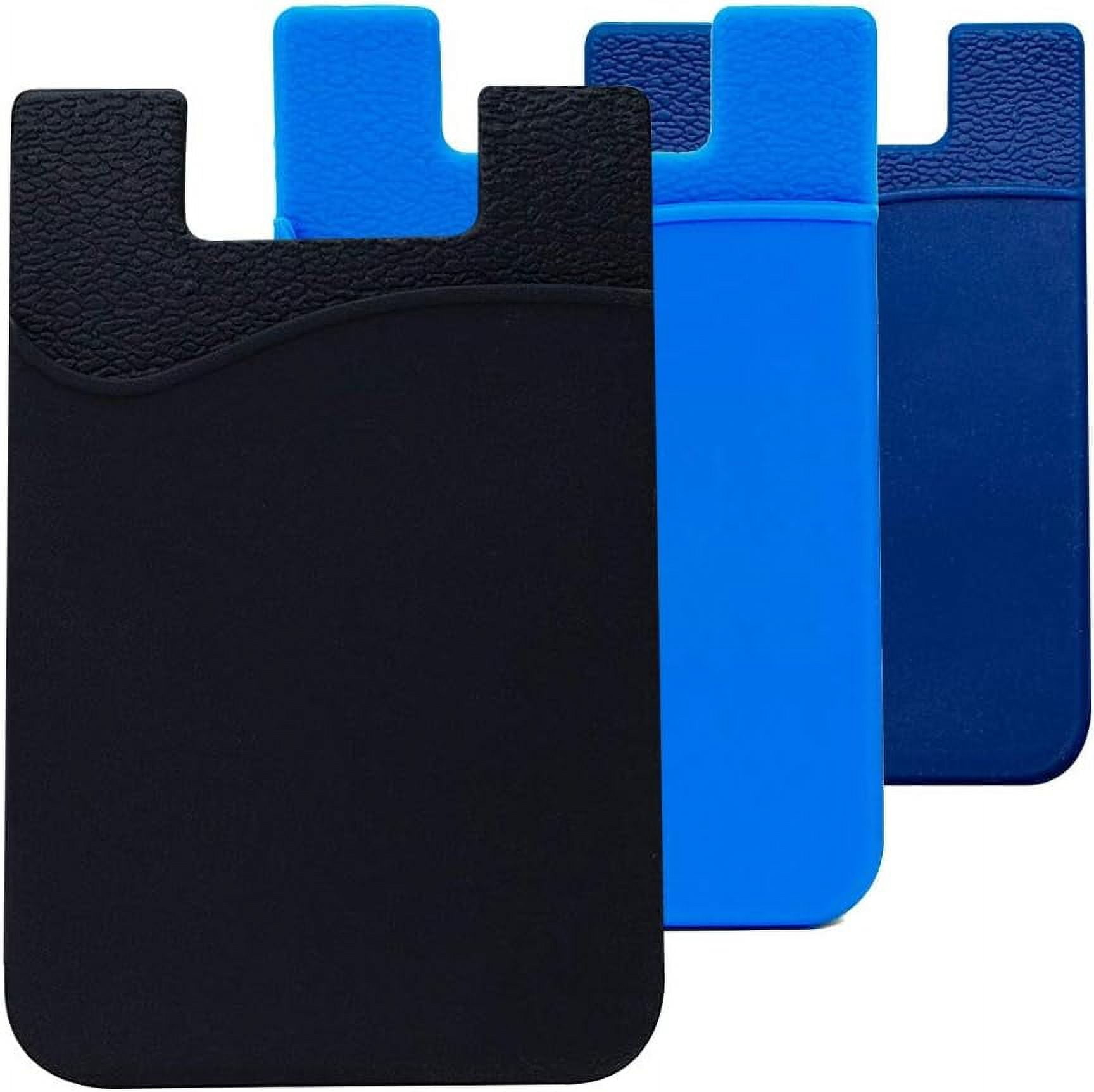 Silicone Card Keeper Phone Wallet Credit Card ID Card Holder for iPhone