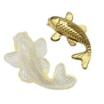 thumbnail image 1 of Silicone Carp Fish Mold With Mirrored Surfaces For Handmade Resin Pendants Wall Hangings Makinbg Mould, 1 of 8