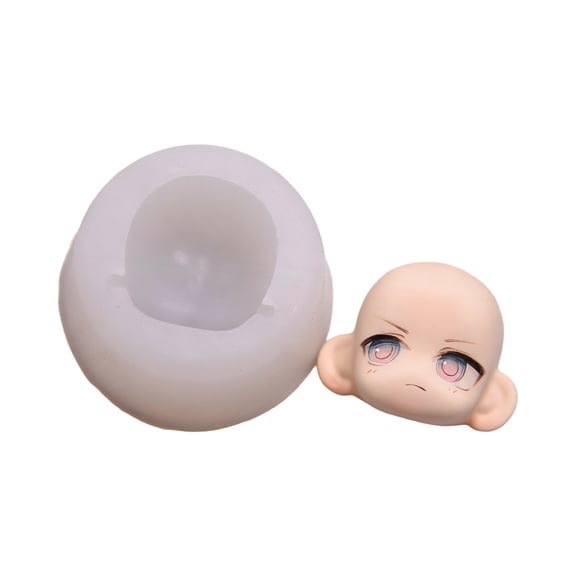 Silicone Cartoon Face Mold for Animation Figures Easy Release Jewelry Tool