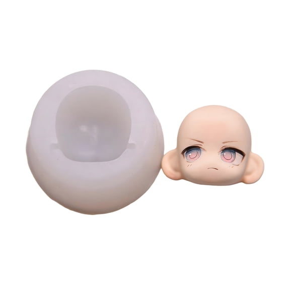 Silicone Cartoon Face Mold for Animation Figures Easy Release Jewelry Tool