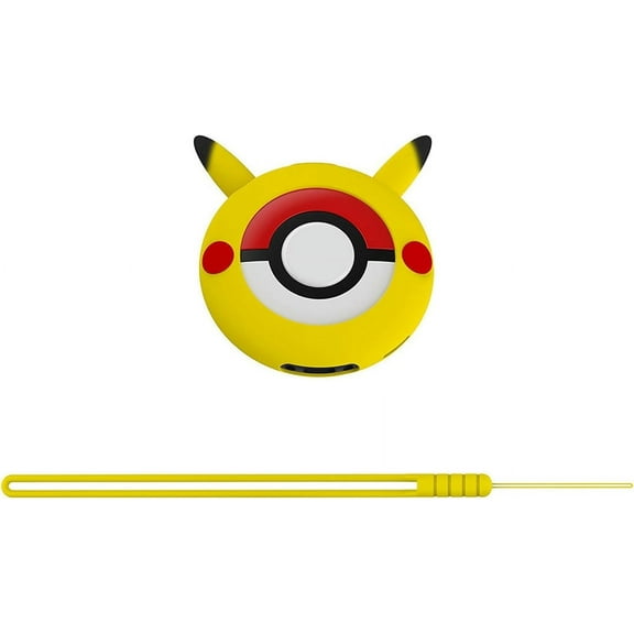 Silicone Cartoon Protective Case Cover Shell Skin with Hand Strap for Pokmon GO Plus+ Accessories(Yellow)