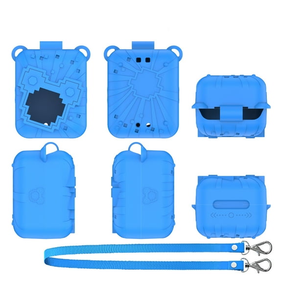 Silicone Case Compatible for Bitzee Dis Interactive Toy, Protective Case Cover Shell for Virtual Pet Game Machine Carrying Sleeve Skin Console Protector with Lanyard(Case Only)