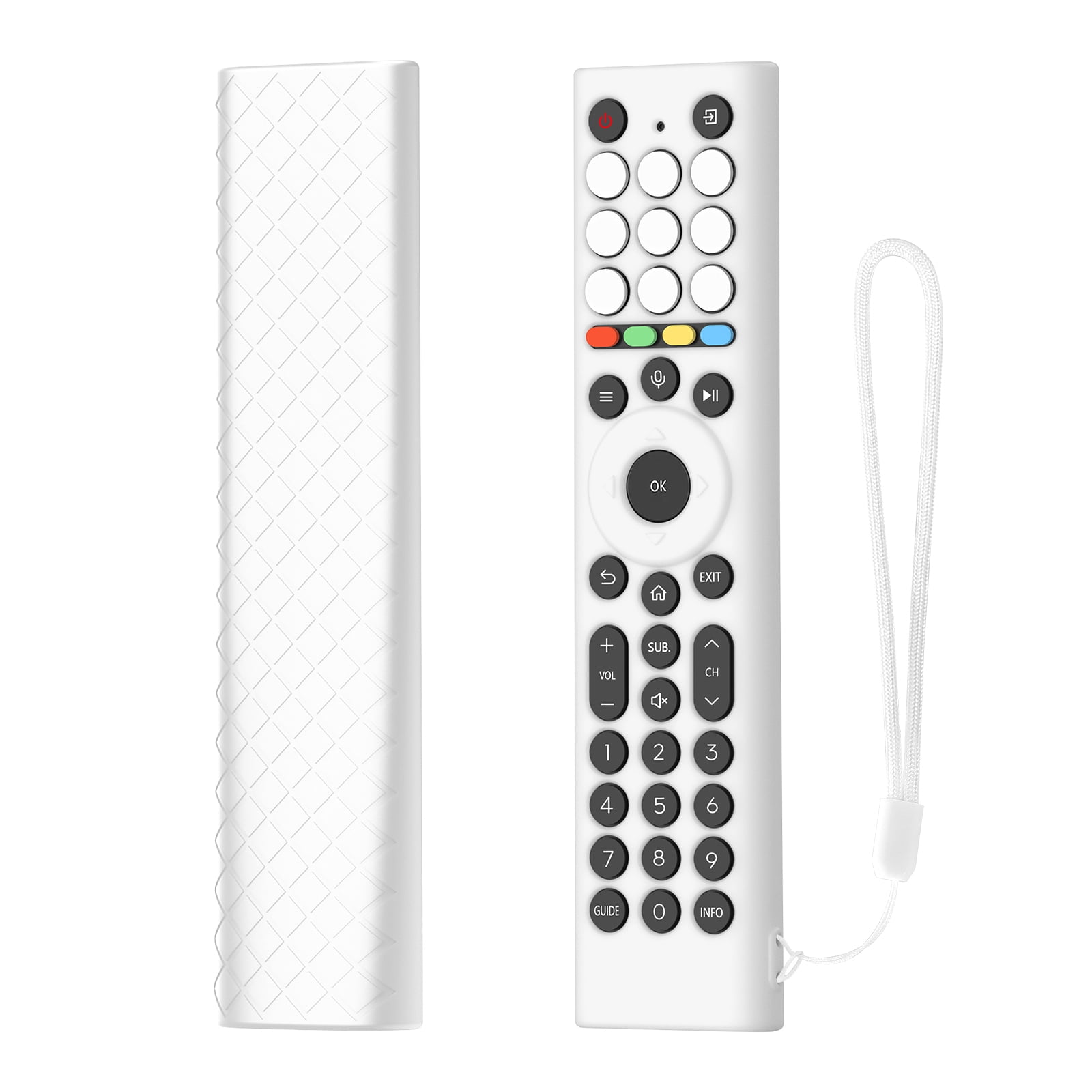 Silicone Case Compatible for HISENSE ERF2K38H, TV Remote Control Skin ...