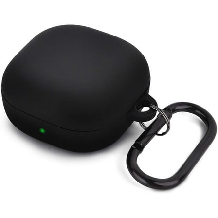 Silicone Case Compatible for Samsung Galaxy Buds 2 Pro/Galaxy Buds2/ Galaxy Buds Pro/Galaxy Buds Pro 2/ Galaxy Buds Live/Galaxy Buds FE Case (Black)