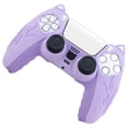 thumbnail image 1 of Silicone Case Compatible with PS5 Game Controller with Anti-Slip Cat Ear Design-Purple, 1 of 5