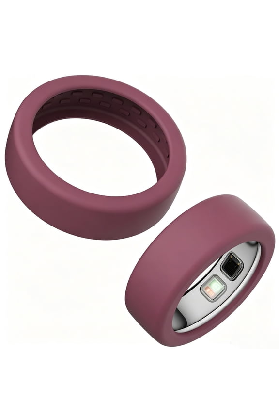 Silicone Case Compatible with Ring, Soft Smart Ring Protector Cover, Anti-Scratch Lightweight Ring Protective Sleeve for Women Men
