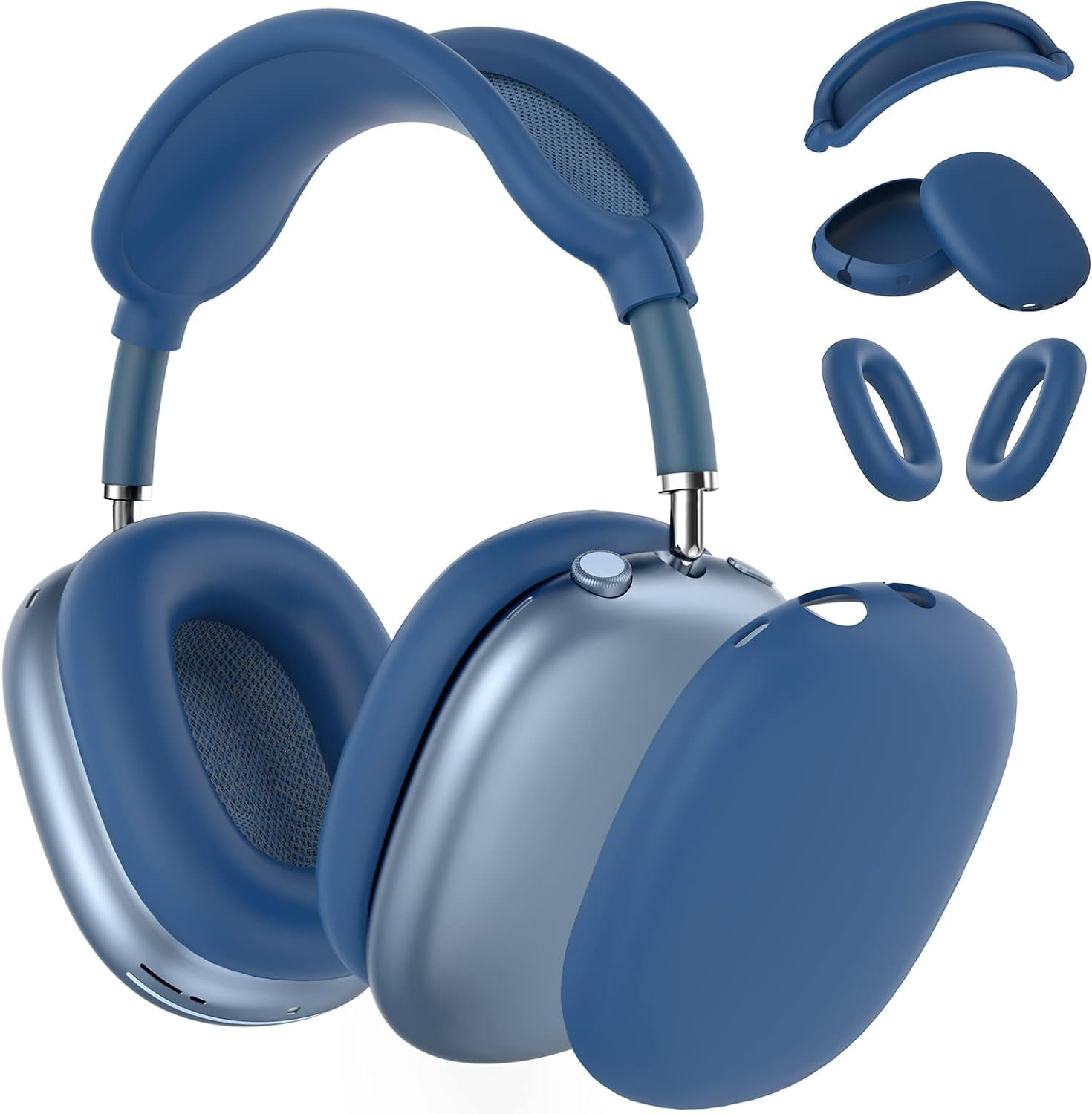 Silicone Case Cover for AirPods Max Headphones, AntiScratch Ear Pad