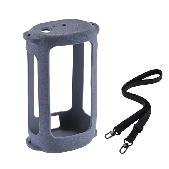 Silicone Case Cover for EVERBOOM Wireless Bluetooth-compatible Portable Speaker Cover with Adjustable Shoulder Straps