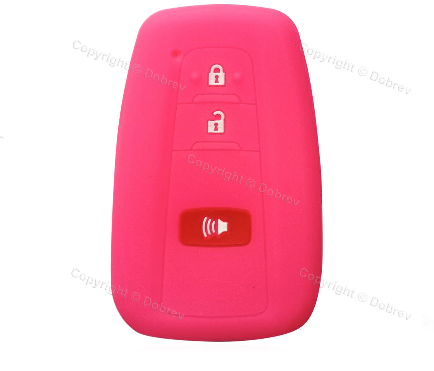 Silicone Case Fob Cover Entry Holder for 3B Toyota Prius Corolla Rav4 ...