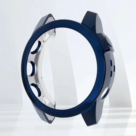 Silicone Case For Garmin Fenix 7 7x 7s 5 5x Protector Frame Clear Rubber Cover SmartWatch For Garmin Fenix 7 5 Case Accessories blue Garmin fenix 7X