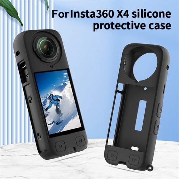 Silicone Case For Insta360 X4 Camera Body Protective Case Sports Camera Dustproof Drop-Proof Silicone Protective Cover Sleeve Case