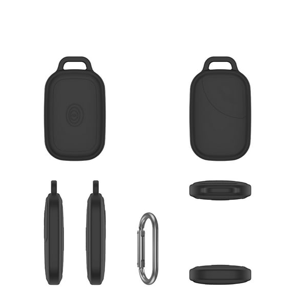 Silicone Case For Tile by Life360 Pro 2024 Tracker,  Soft  Protective Cover Finder Protective Case Anti Lost Accessories with Keychain