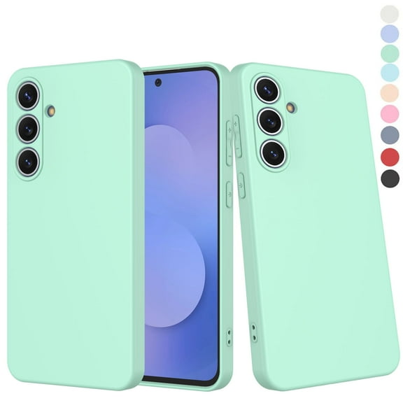 Silicone Case for Samsung Galaxy S25 FE, Takfox Durable and Stylish Drop Tested Soft Silicone Gel Rubber Slim Fit Shockproof Protection Phone Cover for Samsung Galaxy S25 FE 5G,Mintgreen