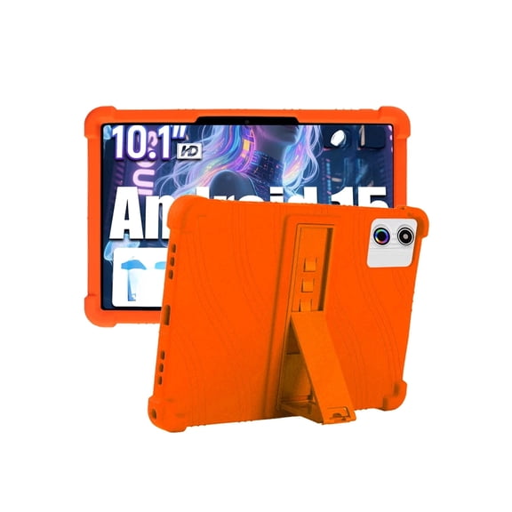 Silicone Case for A/EE Z O A7 11 inch, Soft Flexible Shockproof Protective Tablet Cover, Anti-Scratch & Lightweight Slim Design-Orange