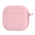 thumbnail image 1 of Silicone Case for AirPods 4 2024, 11 Colors Shockproof Drop Protection Cover with Carabiner Lanyard, Soft Full Protective Skin for Men Women, 1 of 10