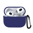 thumbnail image 1 of Silicone Case for Airpods 3rd Generation Case Cover (2021) with Keychain, Full Protective Shock-Absorbing Soft Silicone for Airpods 3 (Navy), 1 of 5